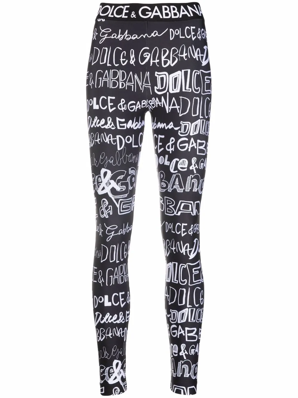 Dolce & Gabbana легинсы с логотипом