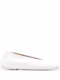 Marsèll square-toe ballerina shoes - White