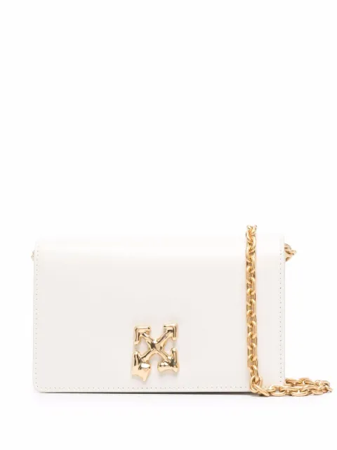 Off-White arrow motif flap crossbody bag