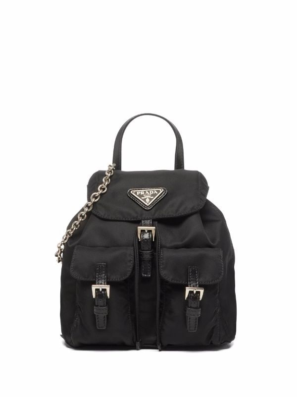 Prada Small Re-Nylon Backpack, Women, Black