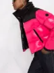 Moncler Jasione colour-block cropped padded jacket