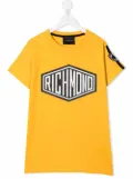 John Richmond Junior TEEN logo-print T-shirt - Yellow