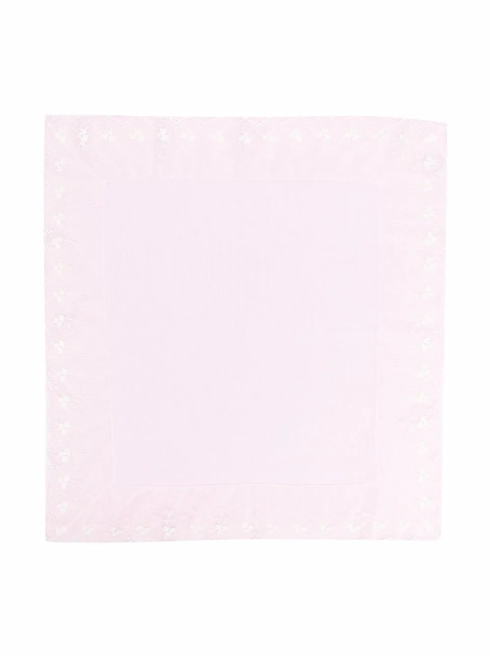 Siola Sjaal met geborduurd kant - Roze