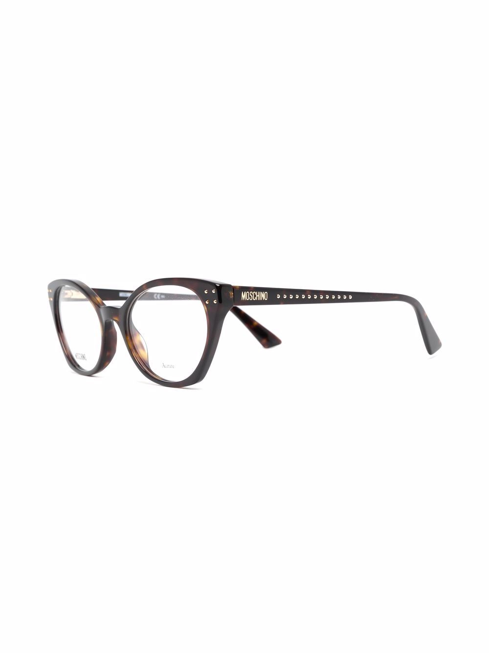 фото Moschino eyewear солнцезащитные очки в оправе 'кошачий глаз'