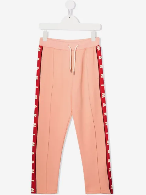 Marni Kids pants con logo estampado