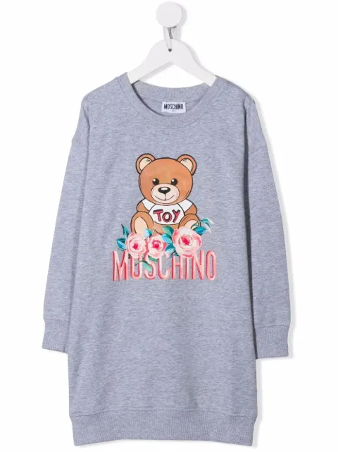 Moschino Kids Toy Bear print dress
