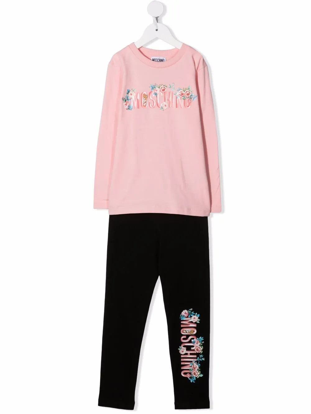 фото Moschino kids спортивный костюм с логотипом