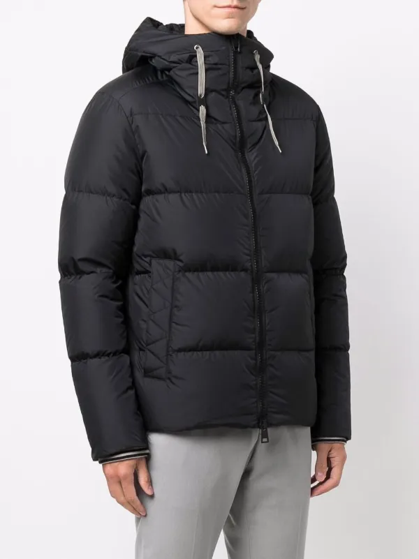 herno hooded padded jacket