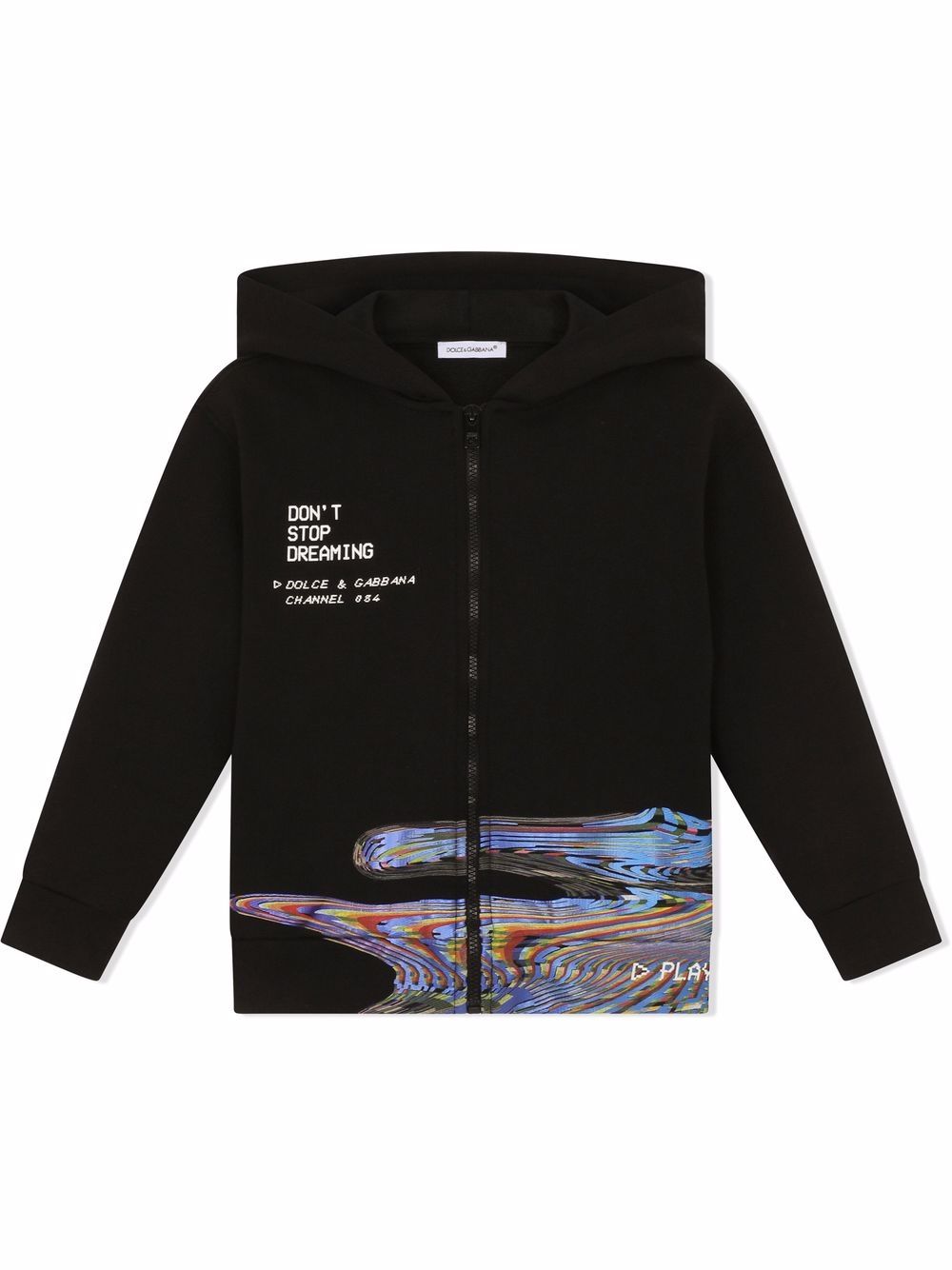 

Dolce & Gabbana Kids hoodie Don't Stop Dreaming - Negro