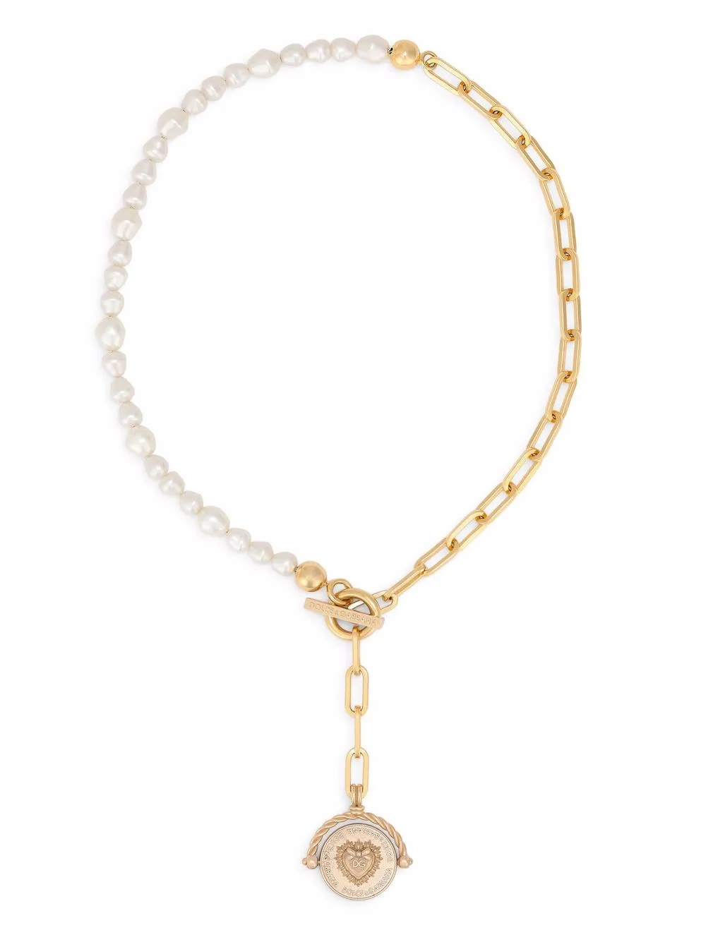 

Dolce & Gabbana collar de cadena con monedas - Dorado