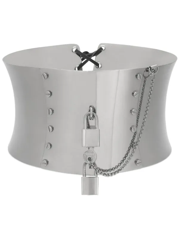 Metal corset belt on sale