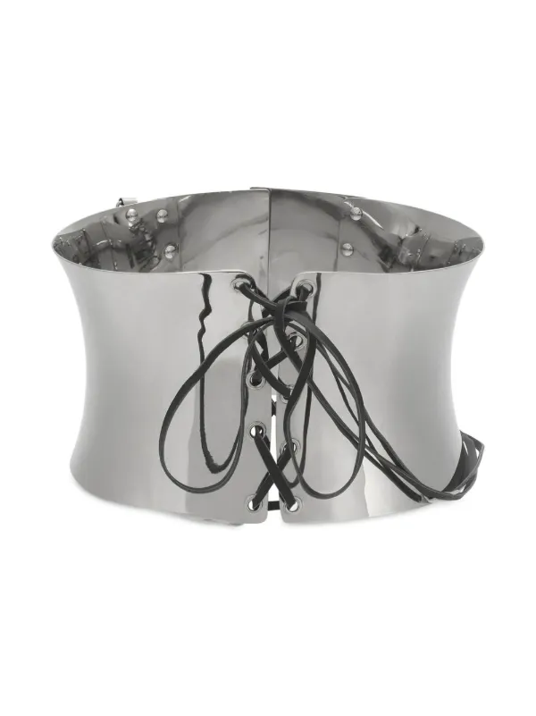 Metal corset clearance belt