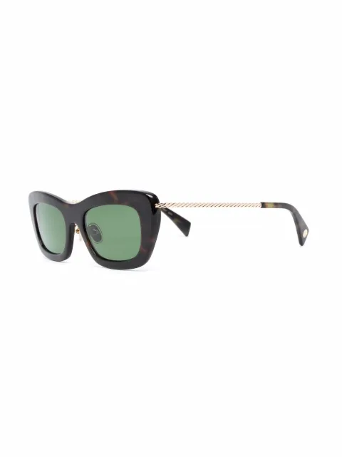 Lanvin cat eye-frame tortoiseshell sunglasses LNV608S - 1