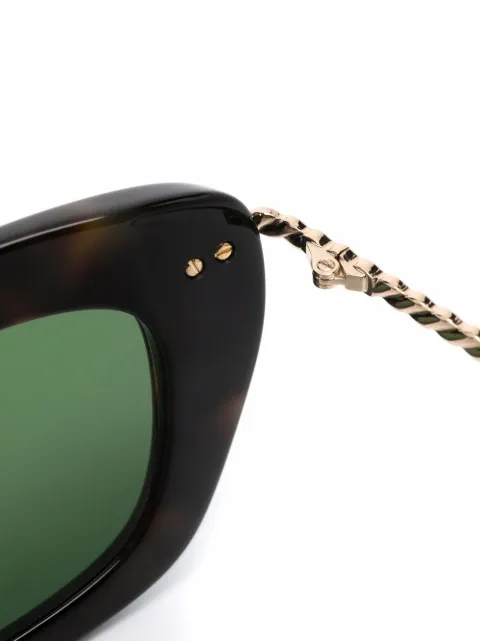 Lanvin cat eye-frame tortoiseshell sunglasses LNV608S - 2