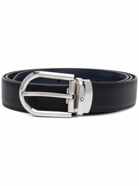Montblanc ceinture en cuir à boucle