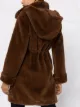 P.A.R.O.S.H. faux-fur parka coat