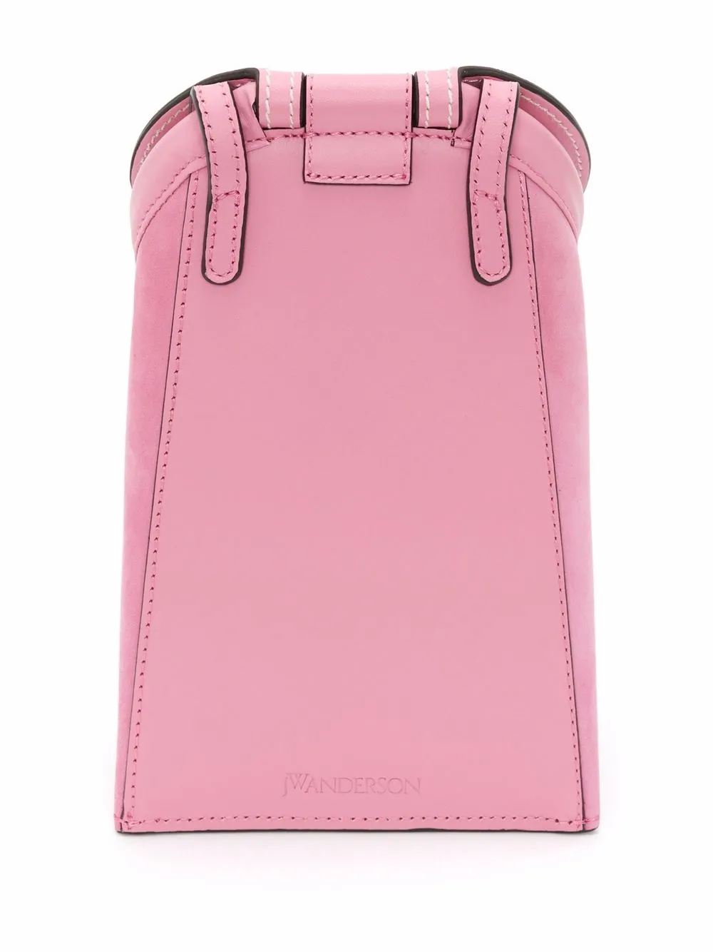 JW Anderson Lid Pocket leren crossbodytas - Roze