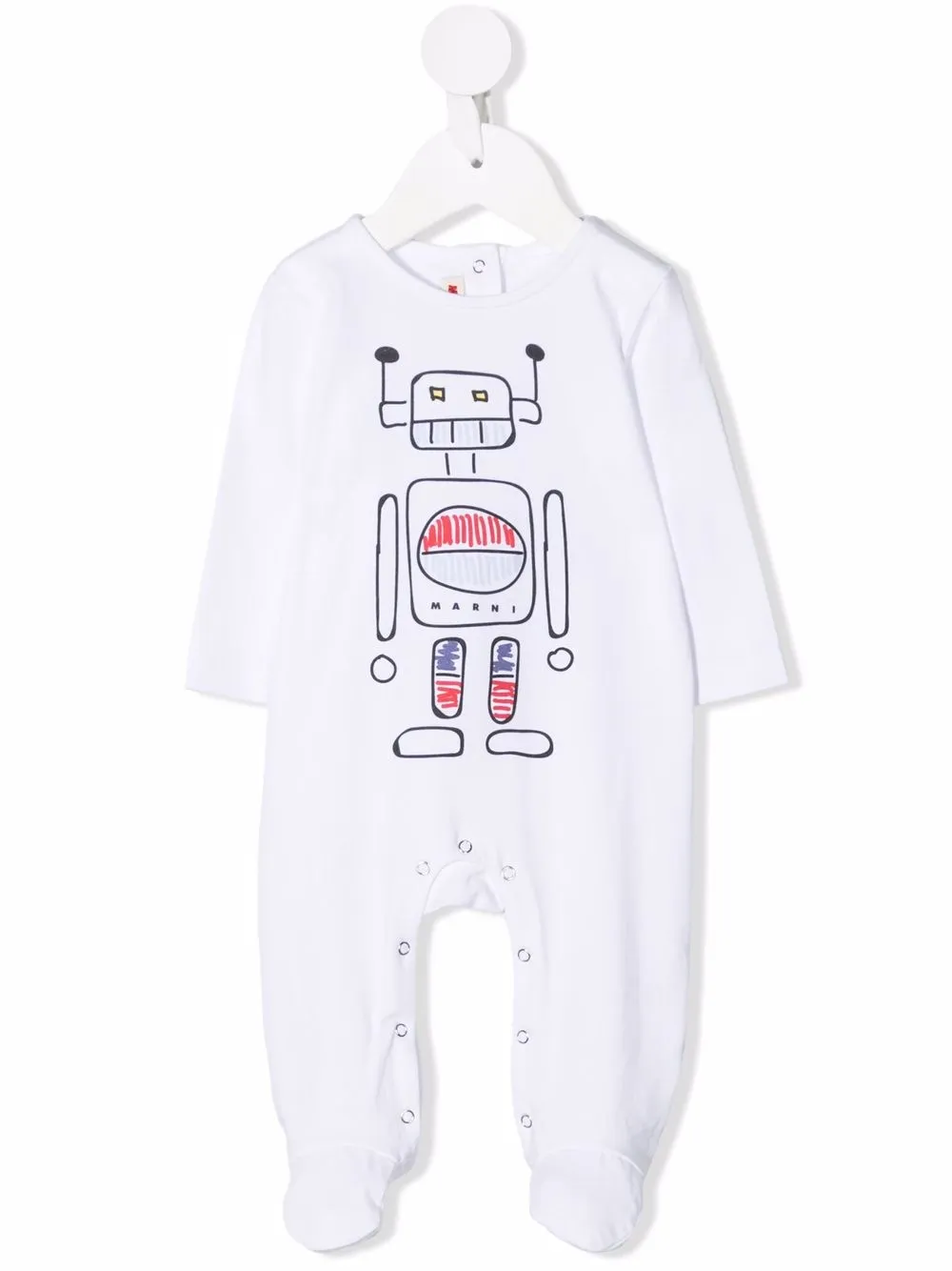 Marni Kids プリント パジャマ - ホワイト Marni Kids プリント パジャマ - ホワイト