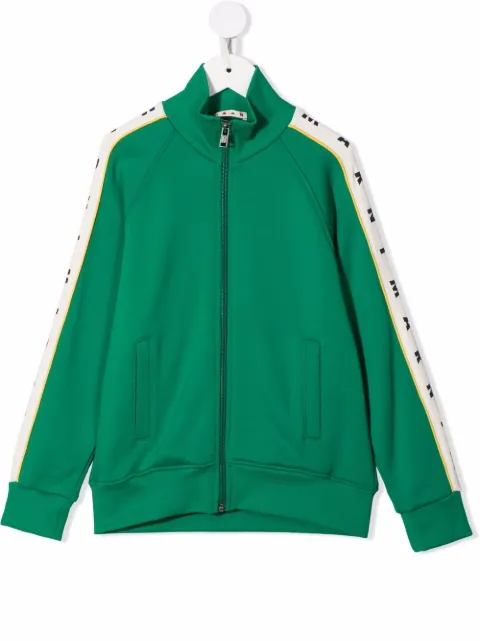 Marni Kids Jaqueta bomber com acabamento de logo