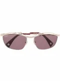 Lanvin square tinted sunglasses - Gold