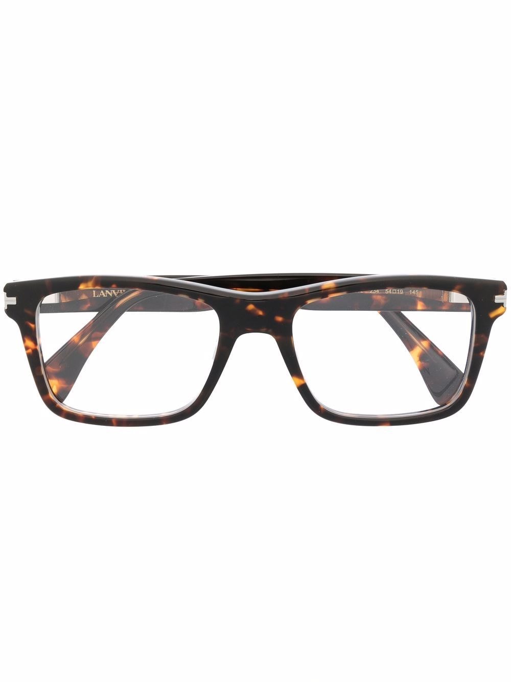 фото Lanvin очки в квадратной оправе черепаховой расцветки