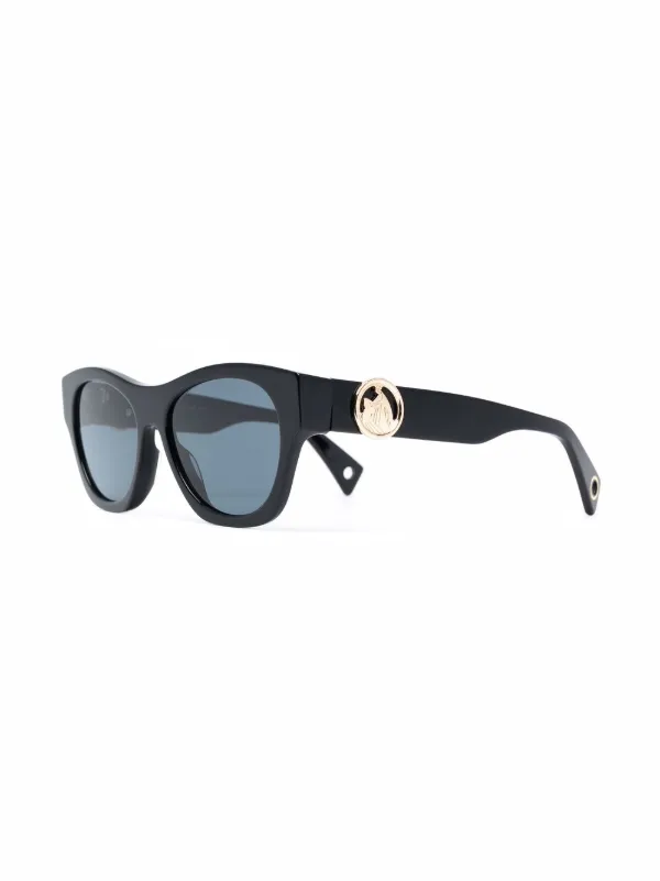 LANVIN SQUARE BLK ACETATE & TINTED LENSES + CASE! LANVIN Sunglasses - black - Zalando.co.uk main image 4
