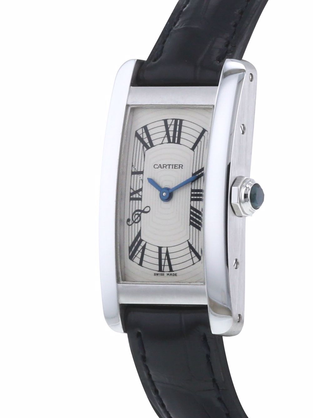 фото Cartier наручные часы tank américaine pre-owned 19 мм 1990-го года