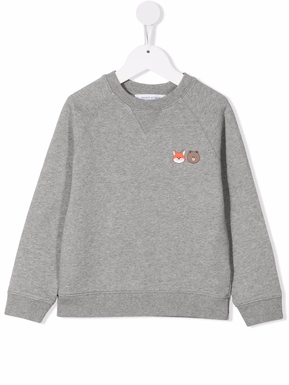 Maison Kitsuné X Line Friends Sweatshirt In Grey