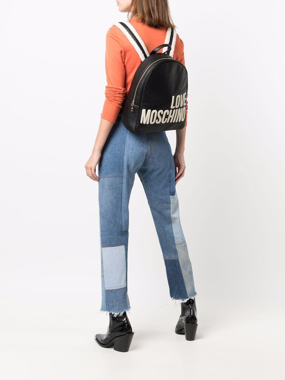 фото Love moschino рюкзак на молнии с логотипом