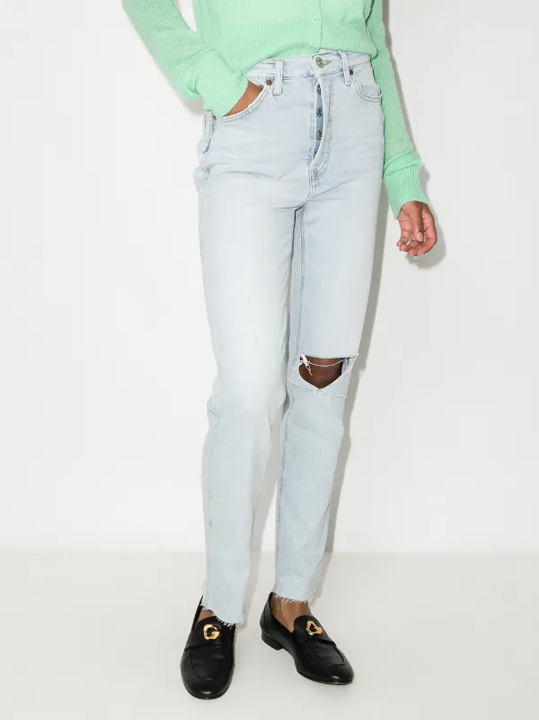 Shop RE/DONE 80s Comfort Stretch Slim 