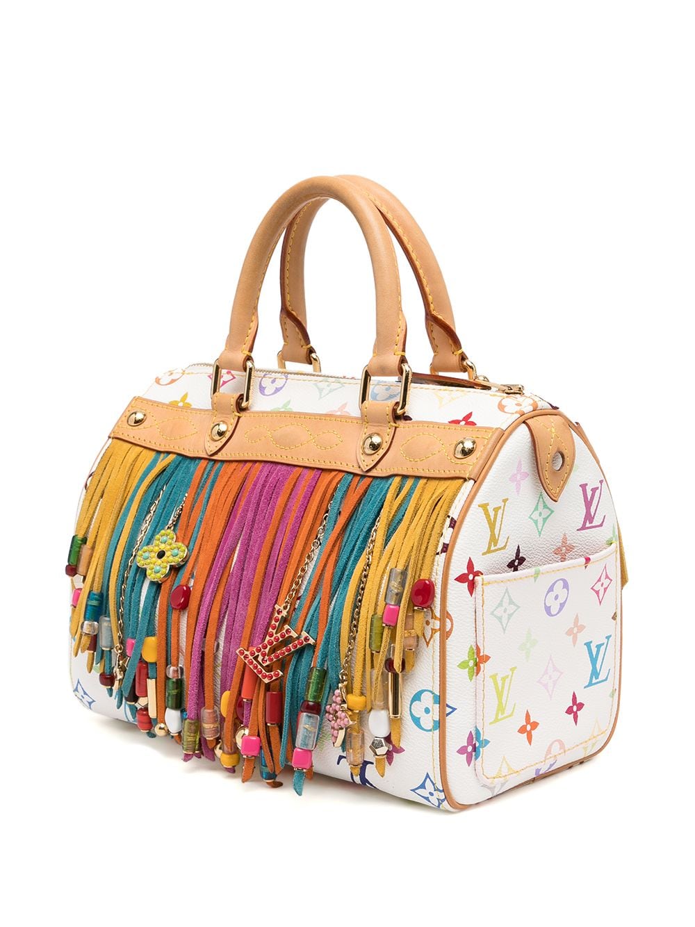 Louis Vuitton Multicolor Fringe Mini Chain Bag