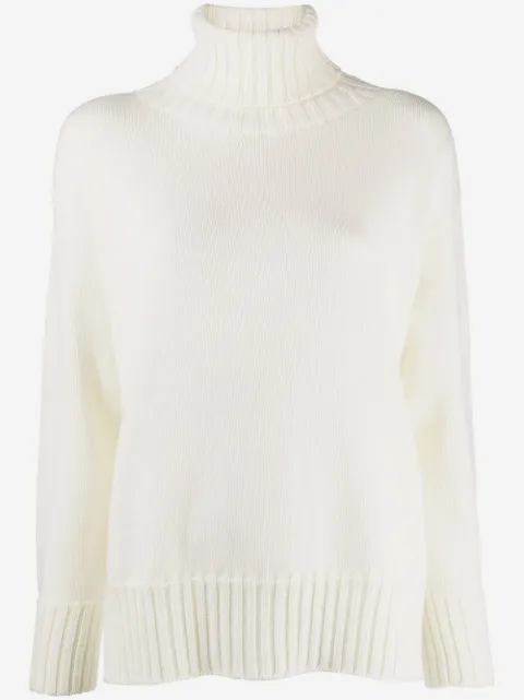Drumohr roll-neck drop-shoulder sweater