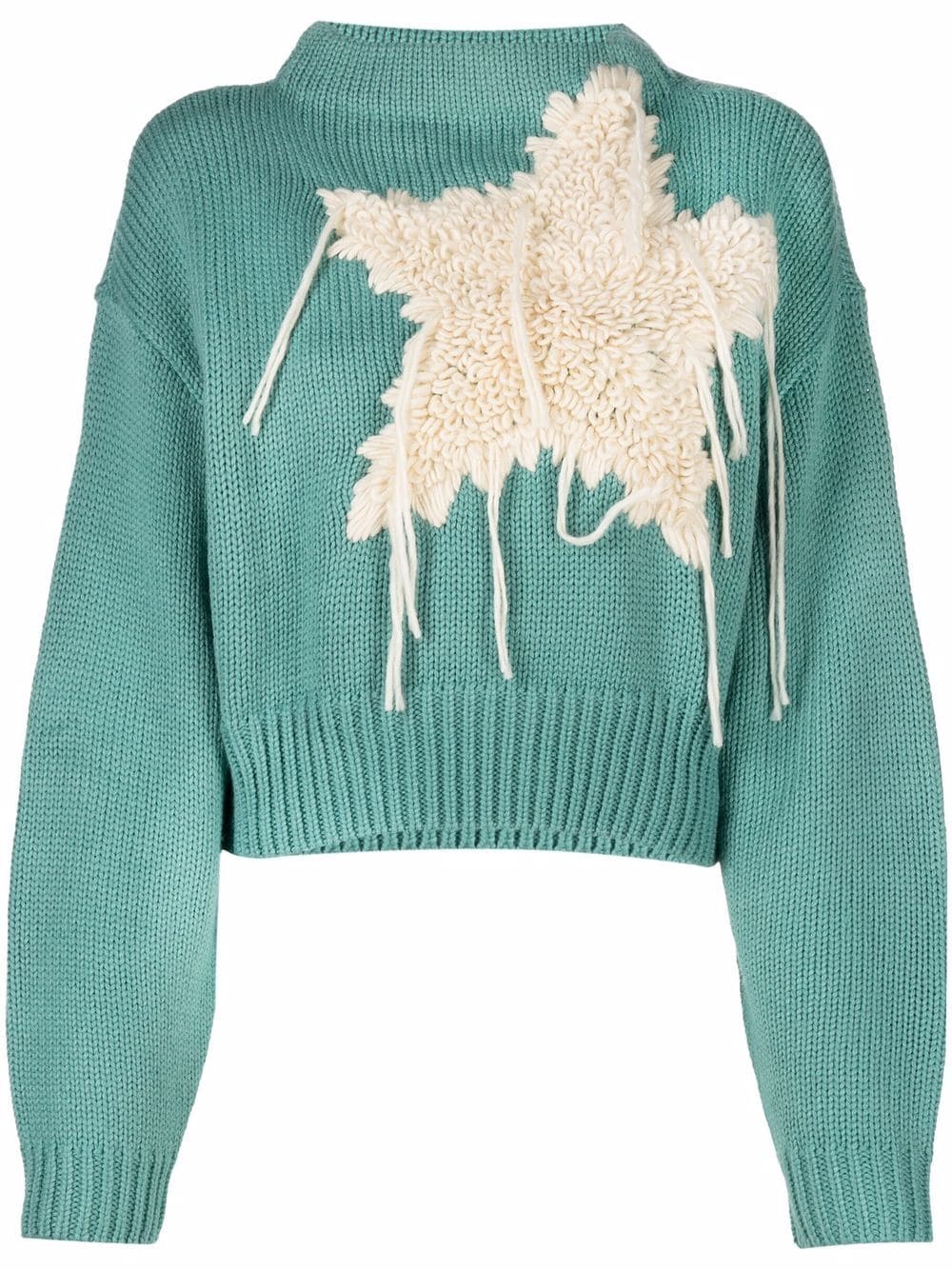 TWINSET star-embroidered Cropped Jumper - Farfetch