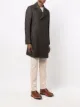 Tagliatore double-breasted herringbone coat