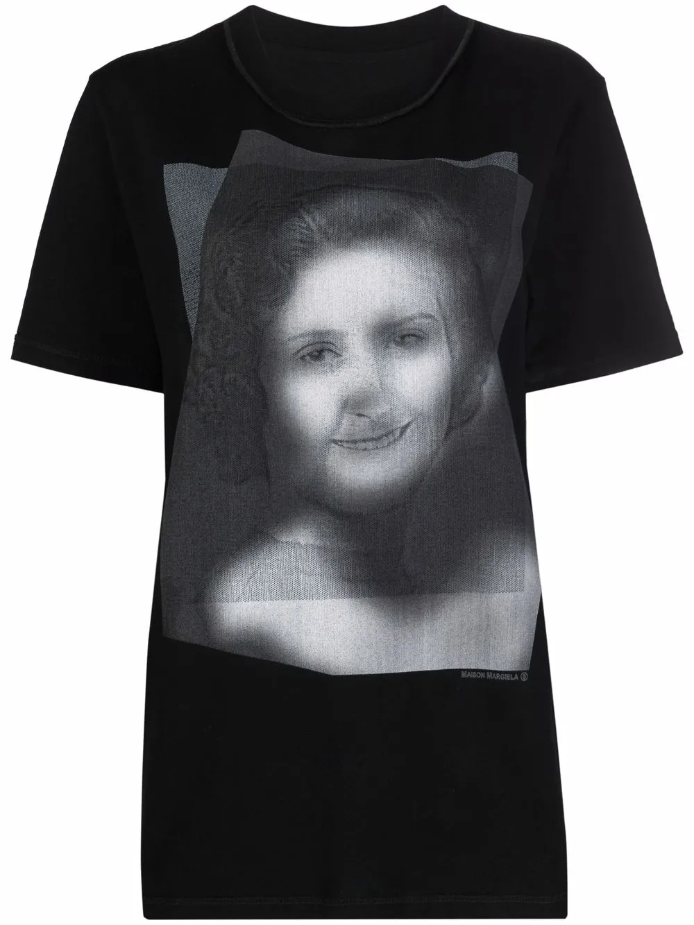 

MM6 Maison Margiela playera con estampado fotográfico - Negro