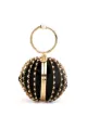 Image 1 of Rosantica crystal-embellished spherical clutch bag
