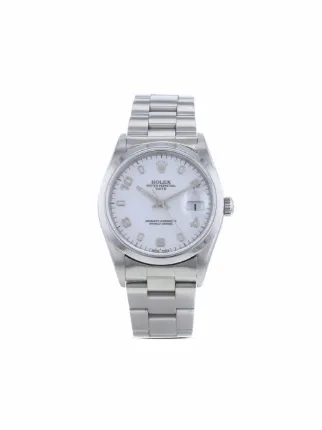 Rolex 1998 pre-owned Oyster Perpetual 34mm - Farfetch