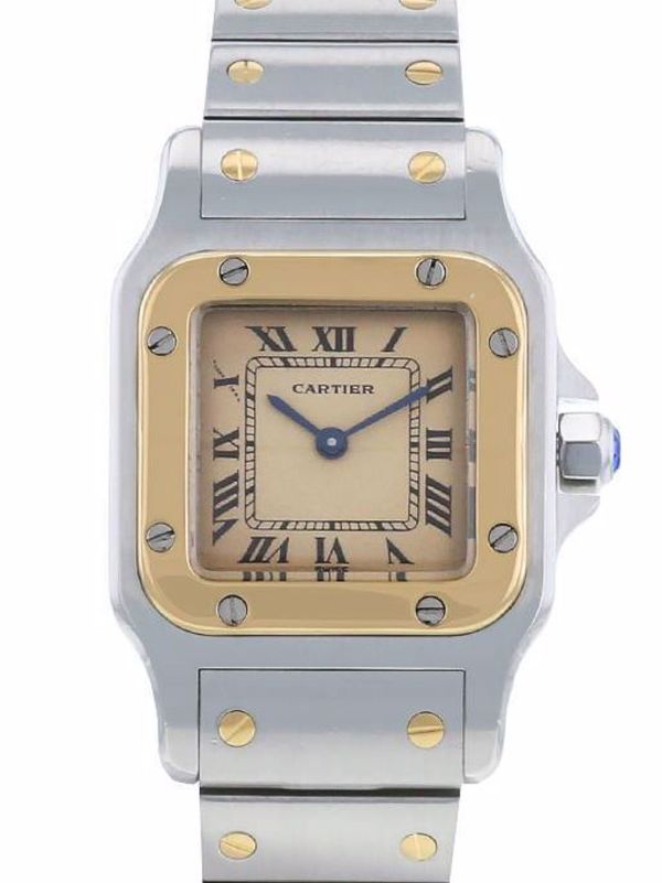 pre owned gold cartier watch