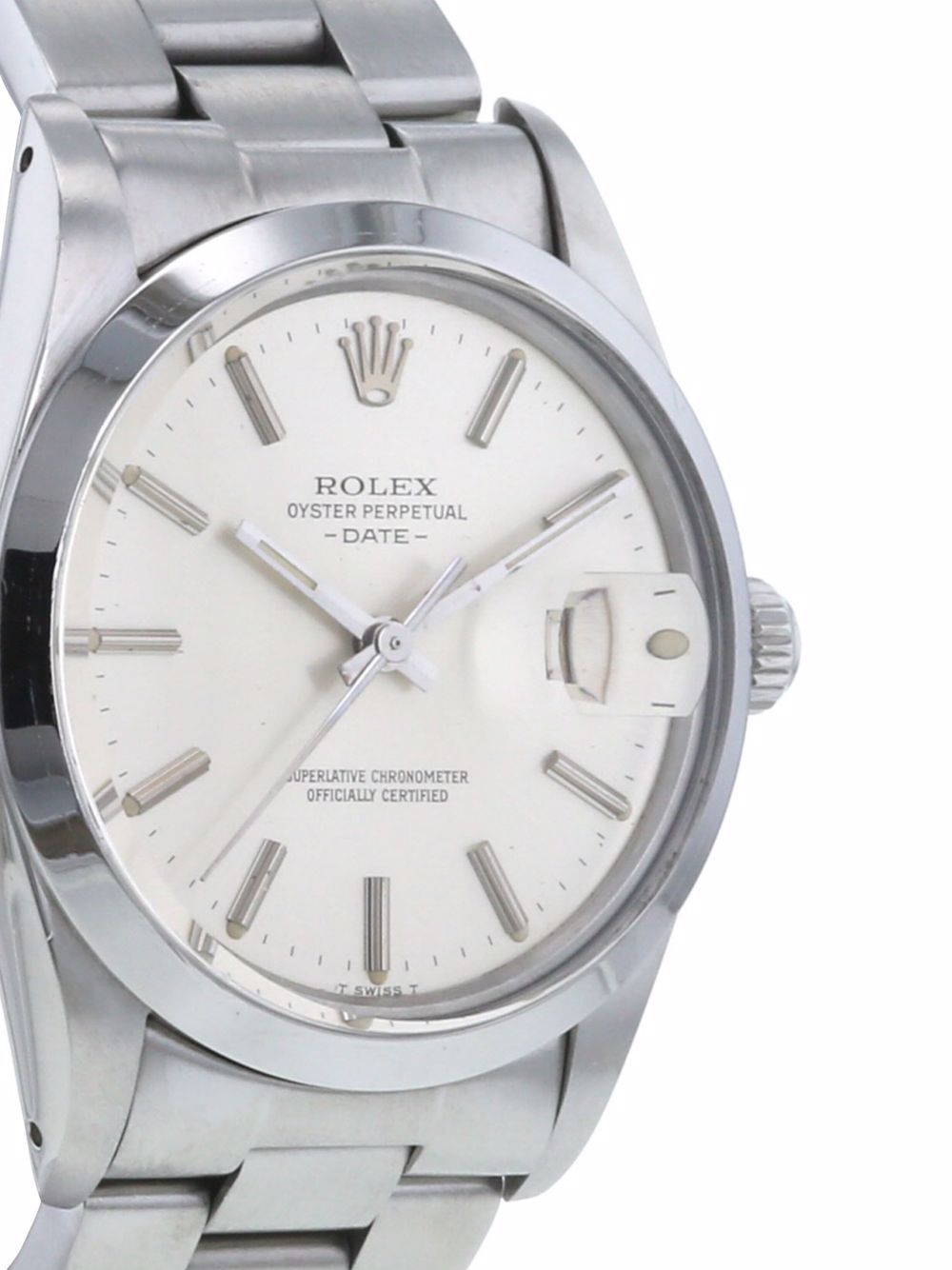 фото Rolex наручные часы oyster perpetual date pre-owned 34 мм 1982-го года