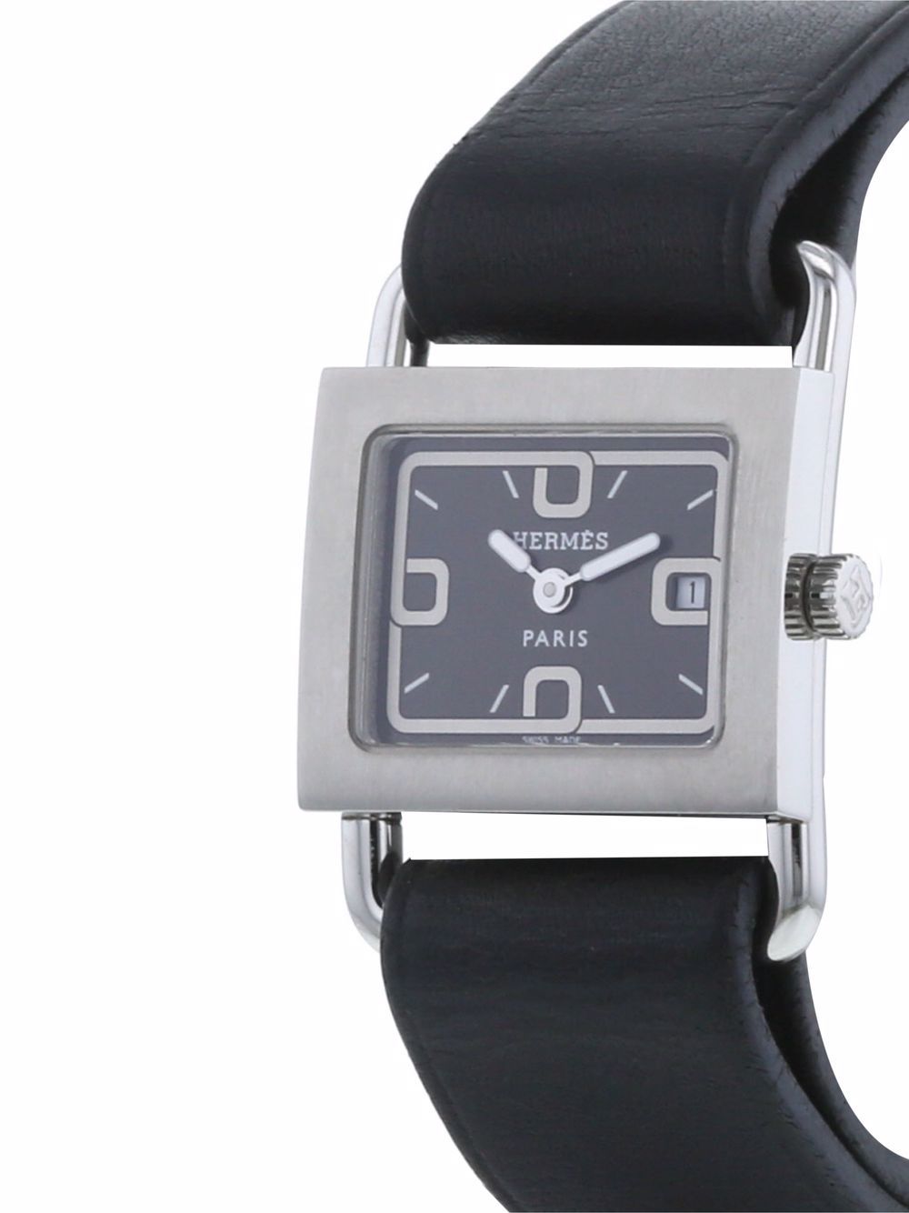 фото Hermès наручные часы barenia pre-owned 25 мм 1990-х годов