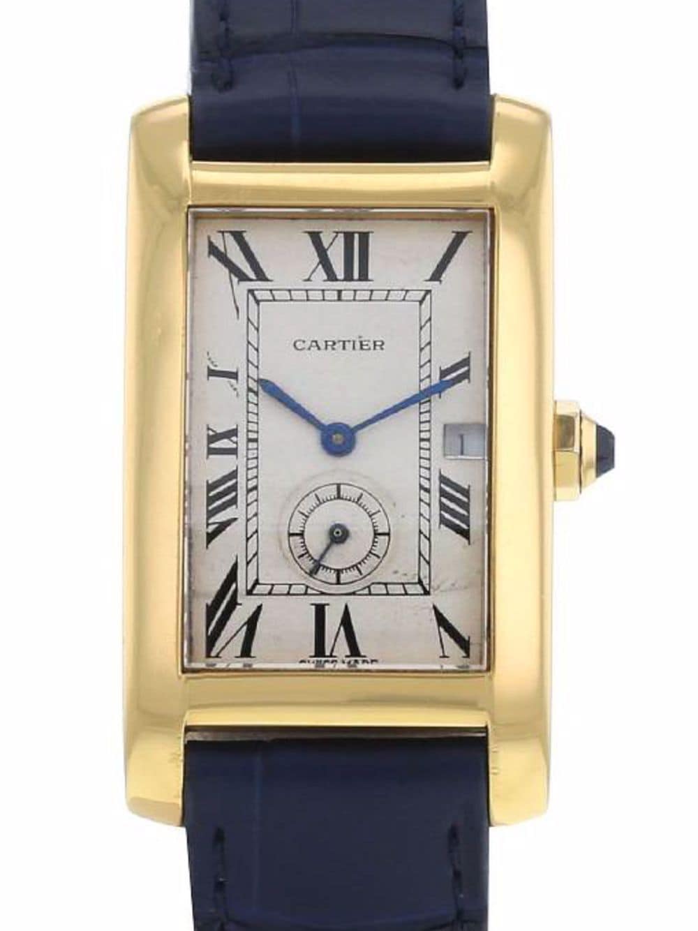 фото Cartier наручные часы tank américaine pre-owned 23.5 мм 1990-го года