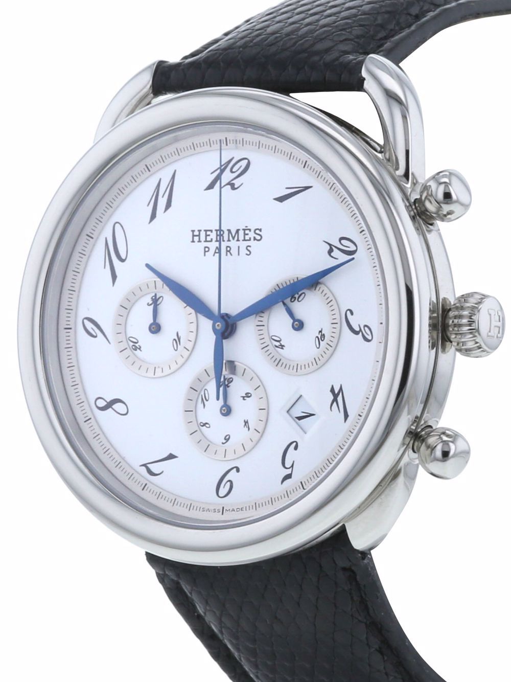 фото Hermès наручные часы chronograph pre-owned 43 мм 2000-х годов