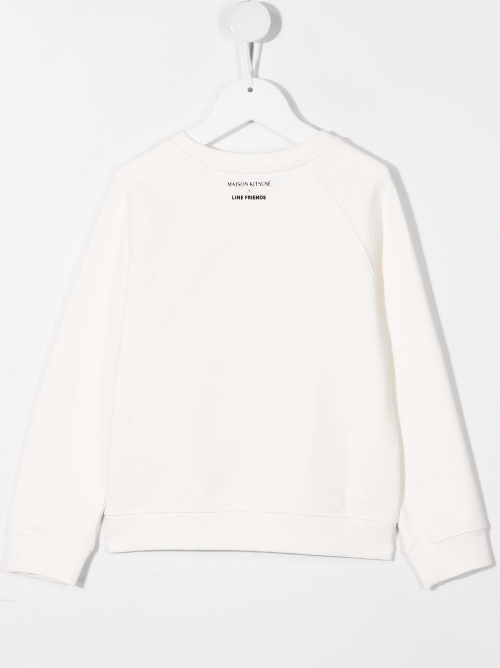 MAISON KITSUNE KIDS x Line Friends logo-print Cotton Sweatshirt 