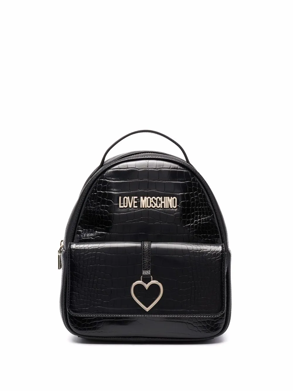 фото Love moschino рюкзак с тиснением под кожу крокодила и логотипом