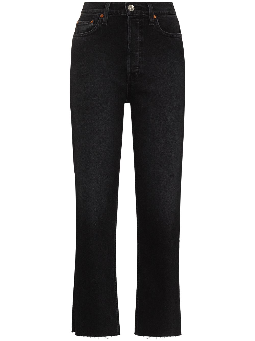 RE/DONE ’70s Stone Pipe straight-leg jeans – Black