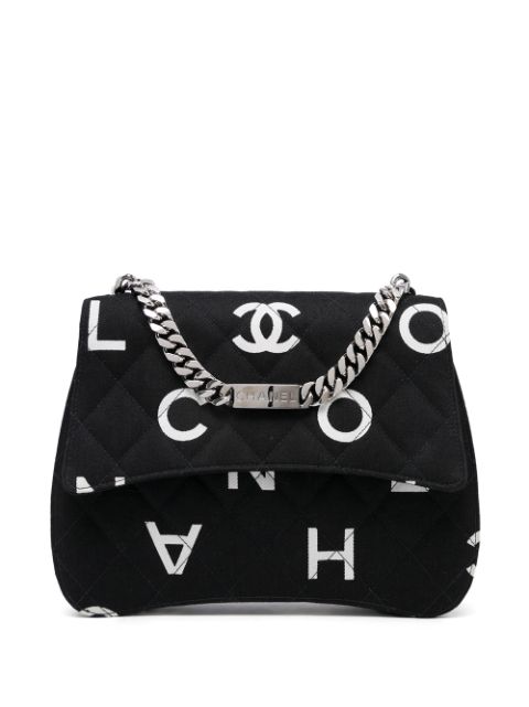 HOT SALE CHANEL 1997 diamond-quilted Icon handbag Women