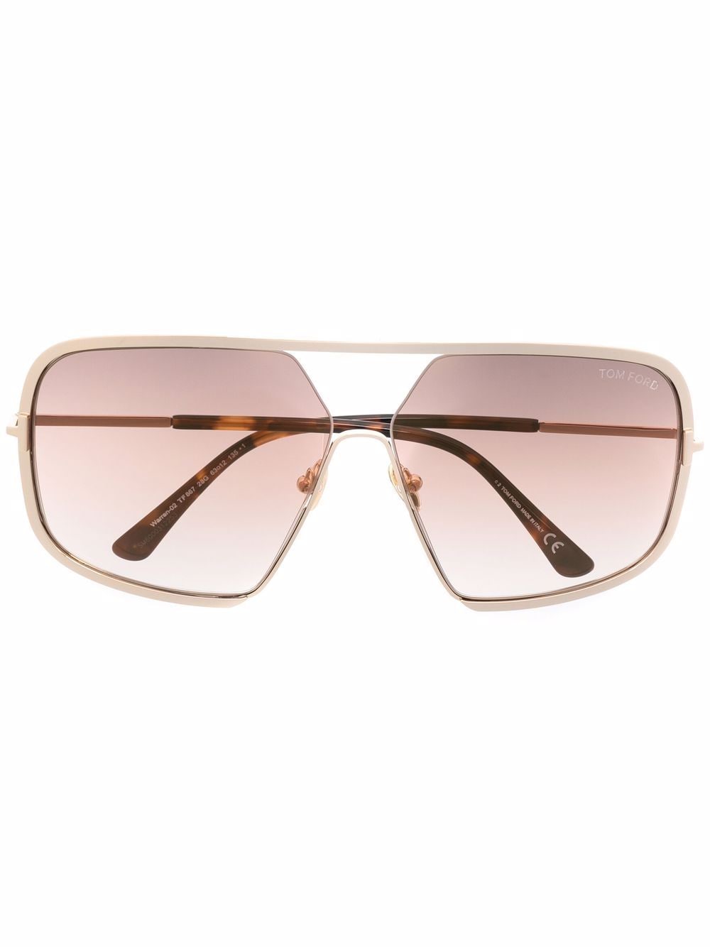 фото Tom ford eyewear солнцезащитные очки-авиаторы