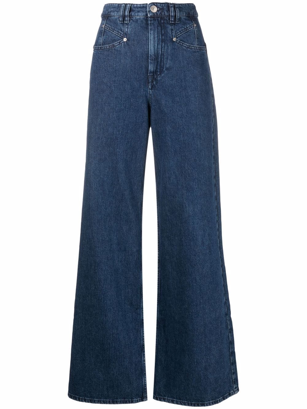 Isabel Marant Lemony High-rise Wide-leg Jeans In Blue | ModeSens