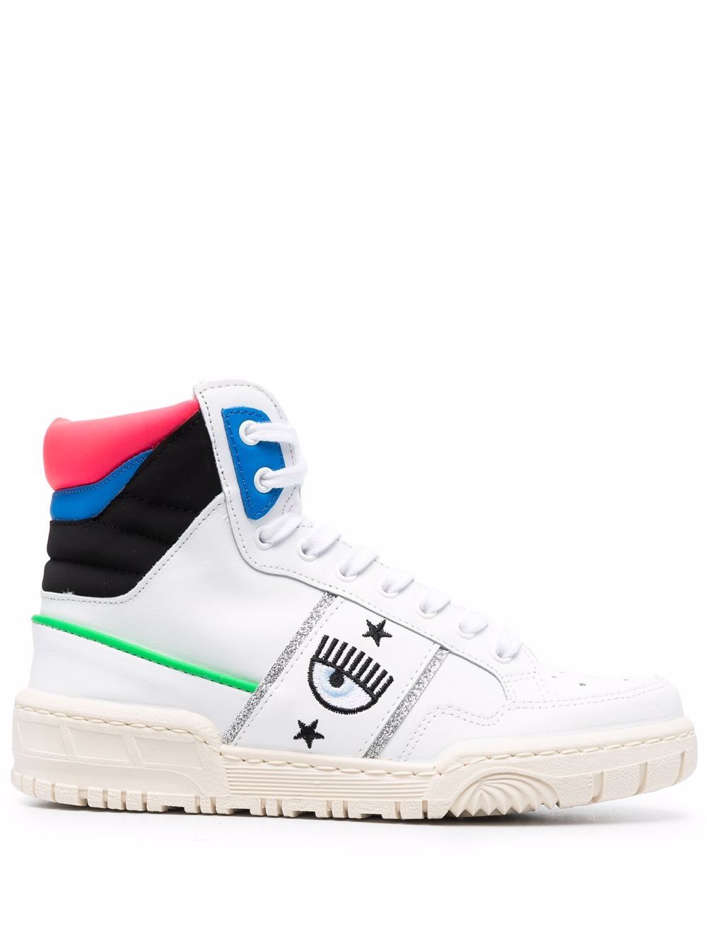 

Chiara Ferragni CF-1 high-top sneakers - White