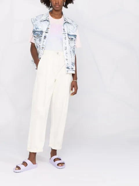 Stella McCartney Multi T-Shirt With Brand Name Print main image 1
